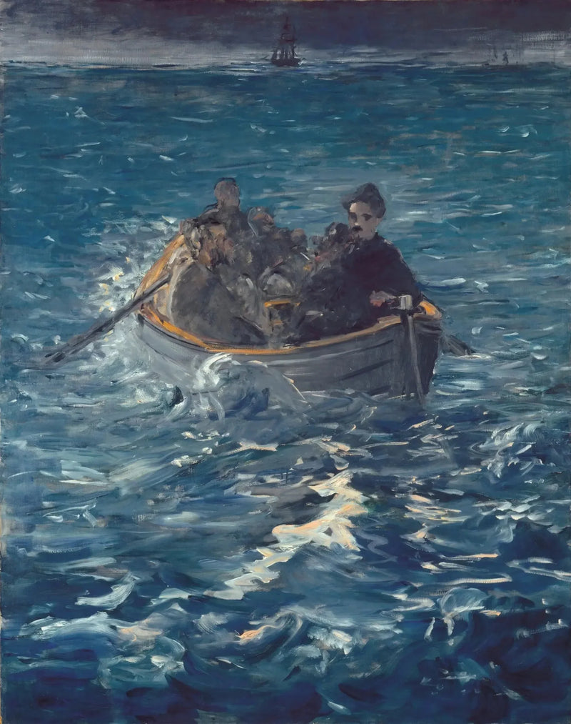 Die Flucht von Rochefort - Édouard Manet