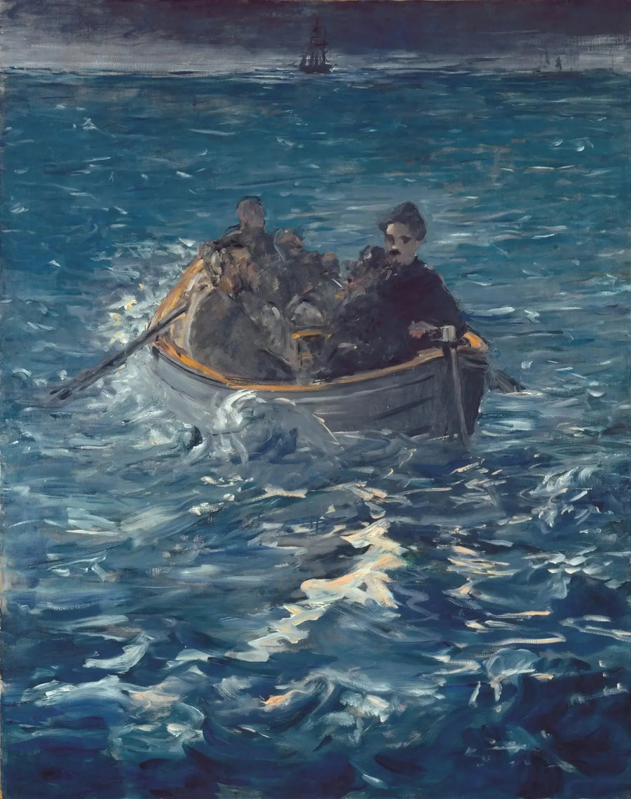 Die Flucht von Rochefort - Édouard Manet