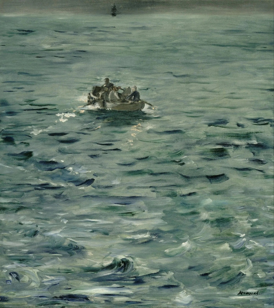 Die Flucht von Rochefort - Édouard Manet