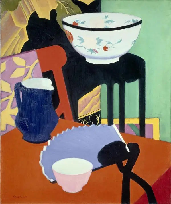 Der blaue Fächer - Francis Cadell