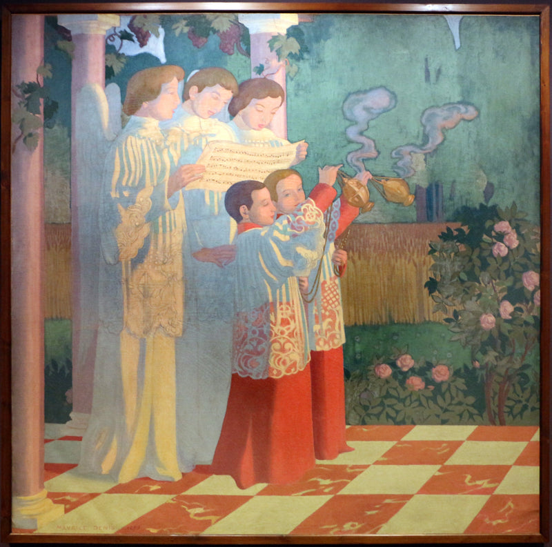 Die Erhebung des Heiligen Kreuzes und die Verherrlichung des Opfergangs der Messe - Maurice Denis
