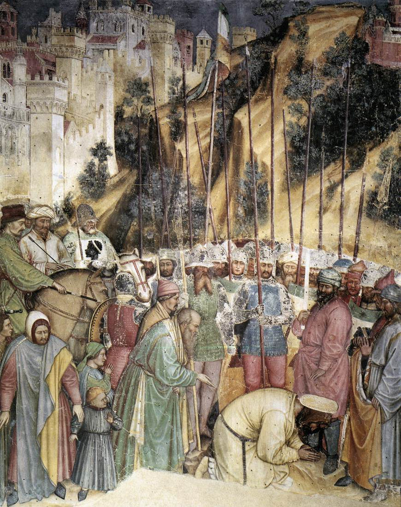 Die Ausführung des heiligen Georg - Altichiero da Zevio