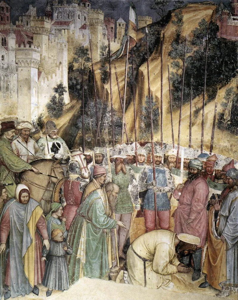 Die Ausführung des heiligen Georg - Altichiero da Zevio