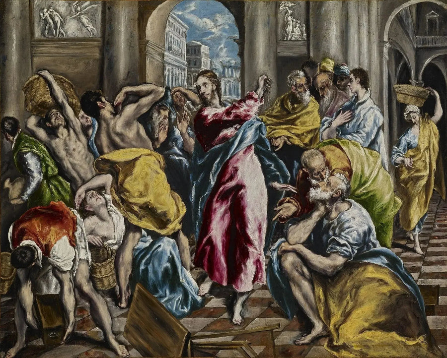Die Vertreibung der Händler aus dem Tempel - El Greco