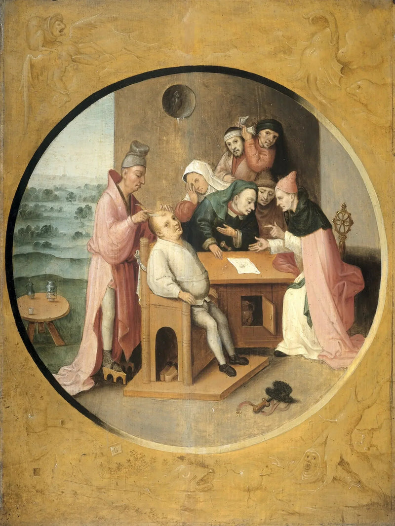 Der Abbau des Steins der Torheit - Hieronymus Bosch