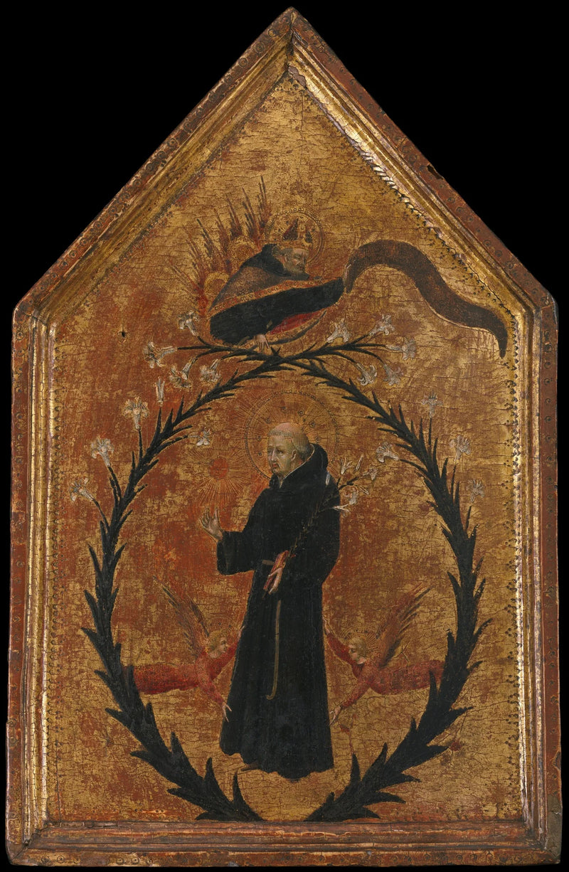 Die Ekstase des heiligen Nikolaus von Tolentino - Giovanni di Paolo