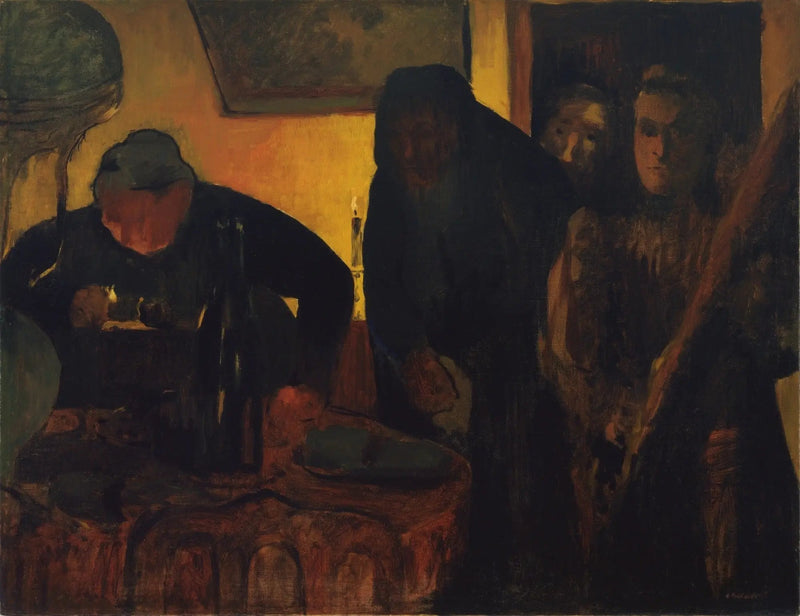 Das Abendessen - Édouard Vuillard