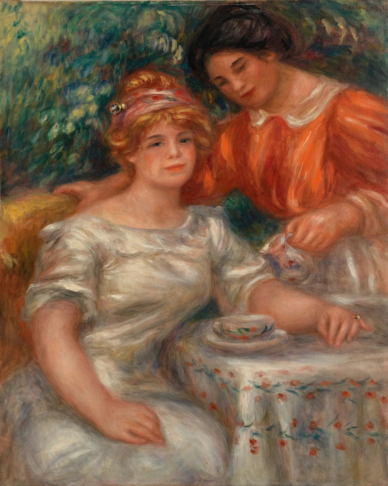 Die Teestunde - Pierre-Auguste Renoir