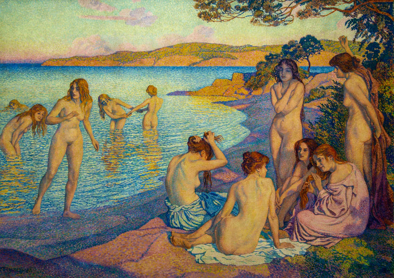 Die umarmte Uhr - Théo van Rysselberghe
