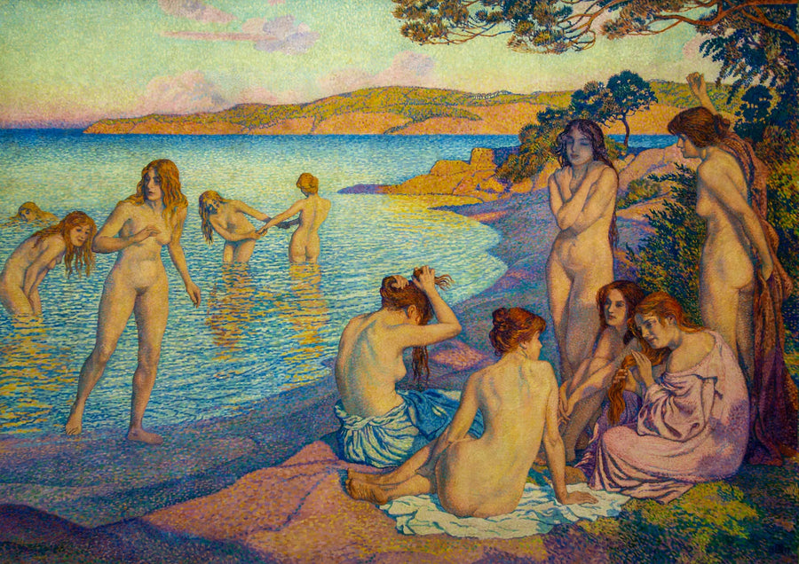 Die umarmte Uhr - Théo van Rysselberghe