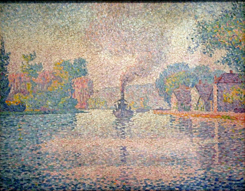 Die Schwalbe auf der Seine - Paul Signac