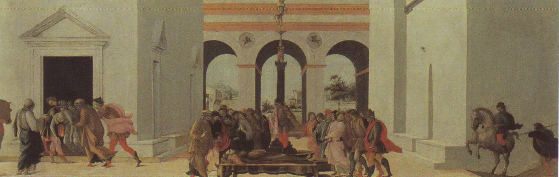 L'Histoire de Lucrèce - Filippino Lippi image 1 reproduction d’œuvre d’art à l’huile