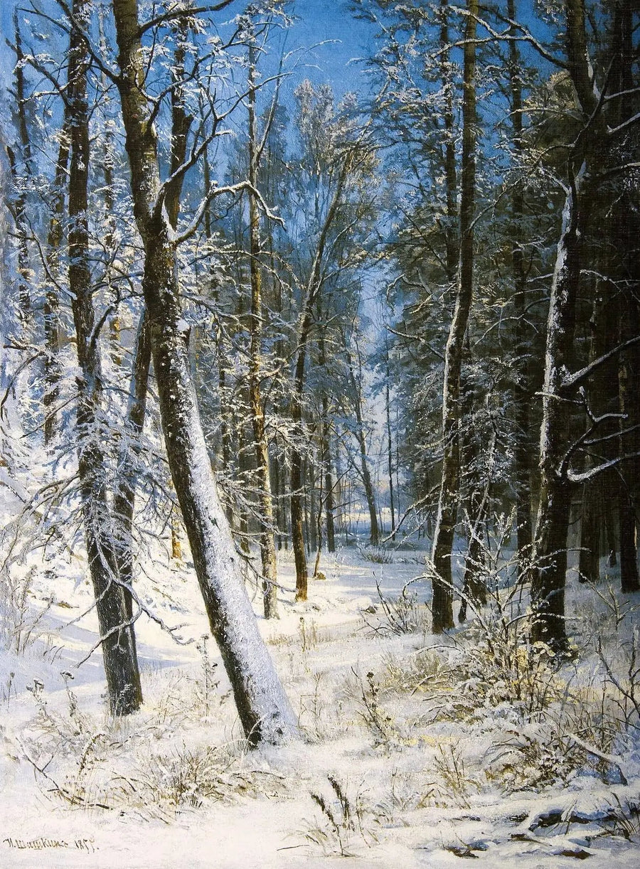 Der Winter im Wald (Gel) - Ivan Chichkine