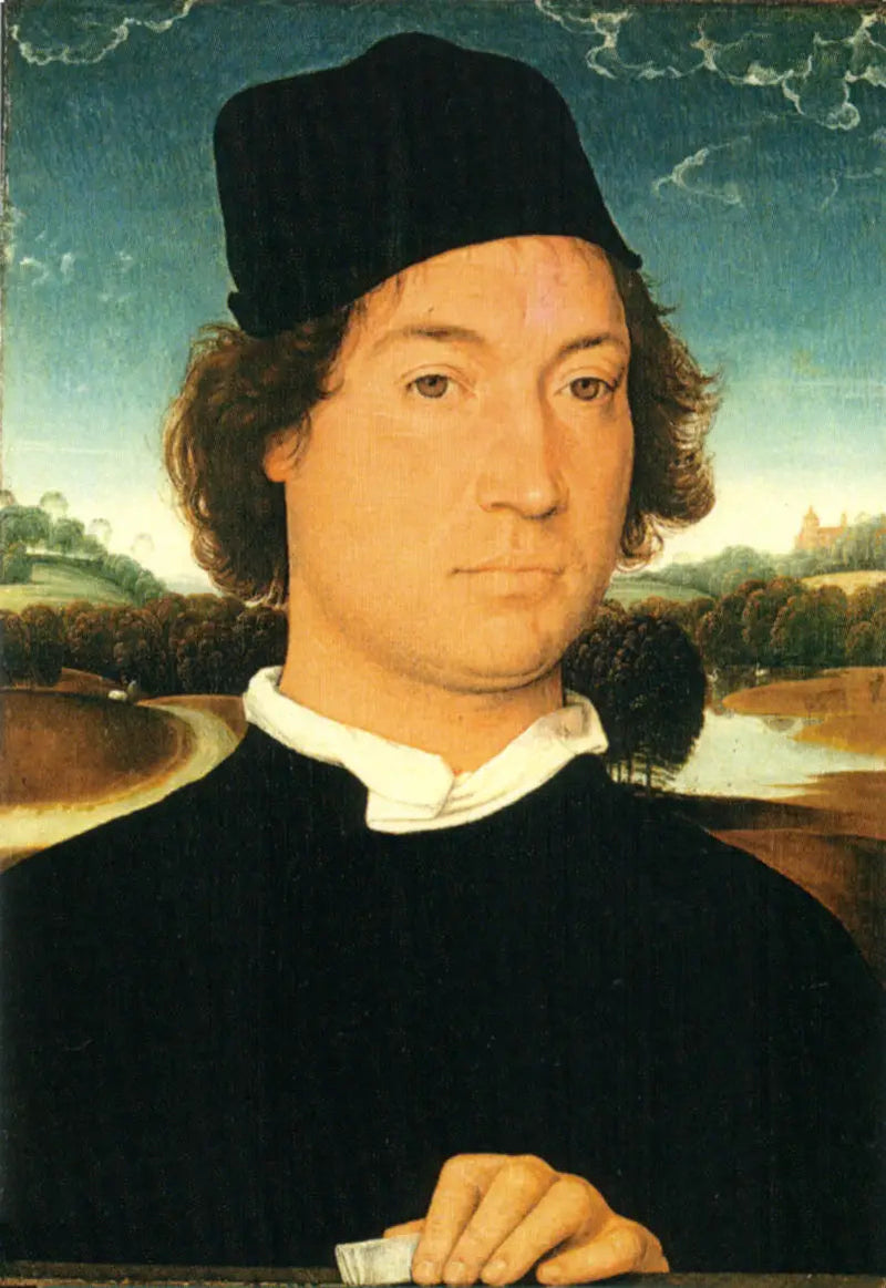 Der Mann mit dem Brief - Hans Memling