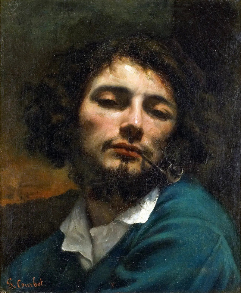 Der Mann mit der Pfeife - Gustave Courbet