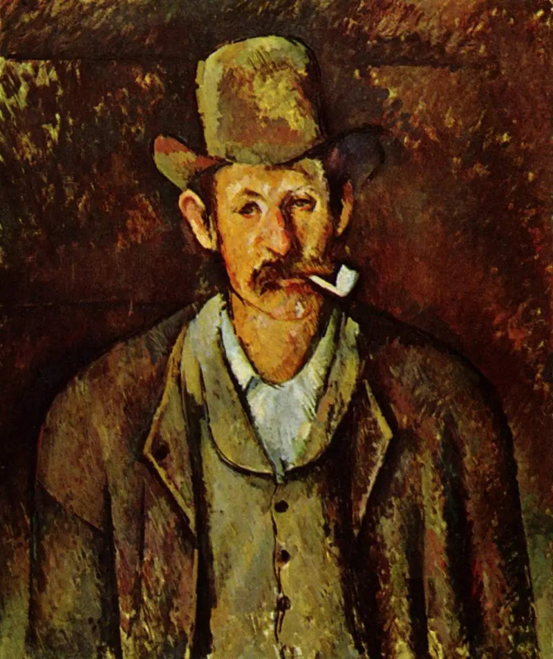 Der Mann mit der Pfeife - Paul Cézanne