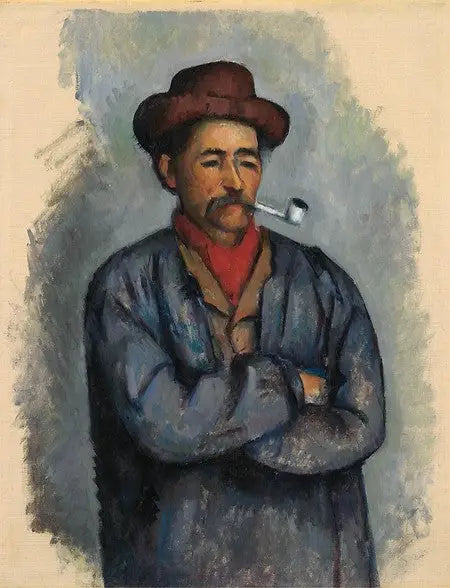 Der Mann mit der Pfeife - Paul Cézanne