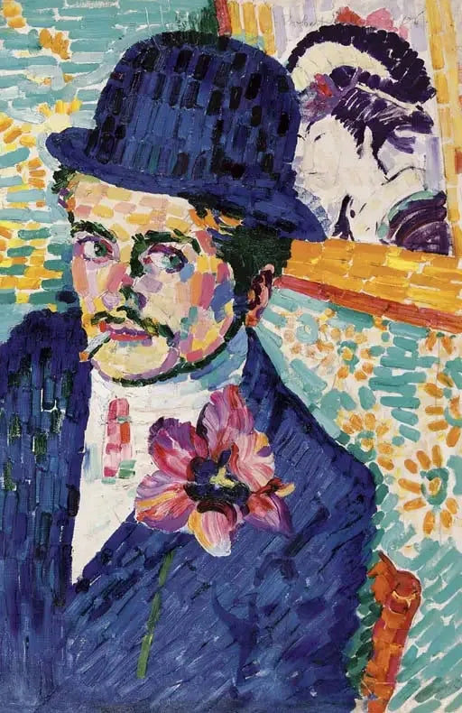 Der Mann mit der Tulpe - Robert Delaunay