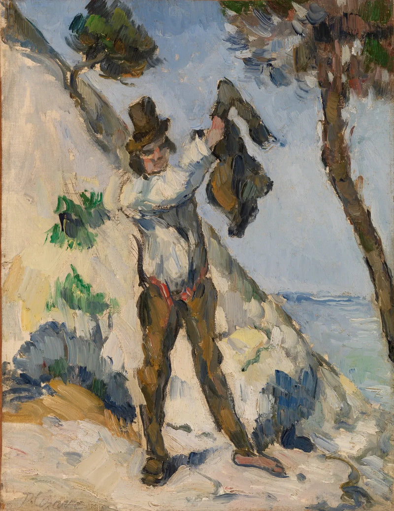 Der Mann mit der Jacke - Paul Cézanne
