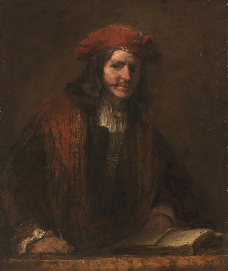 Der Mann mit der roten Mütze - Rembrandt