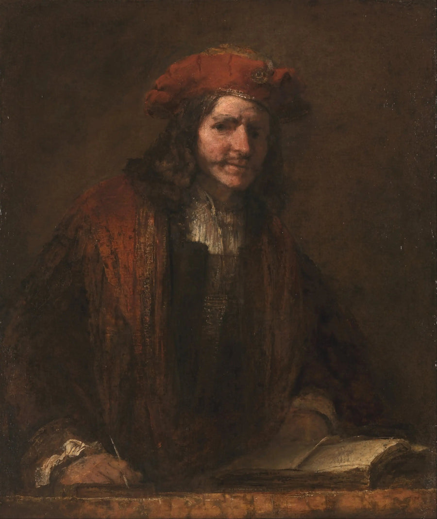 Der Mann mit der roten Mütze - Rembrandt