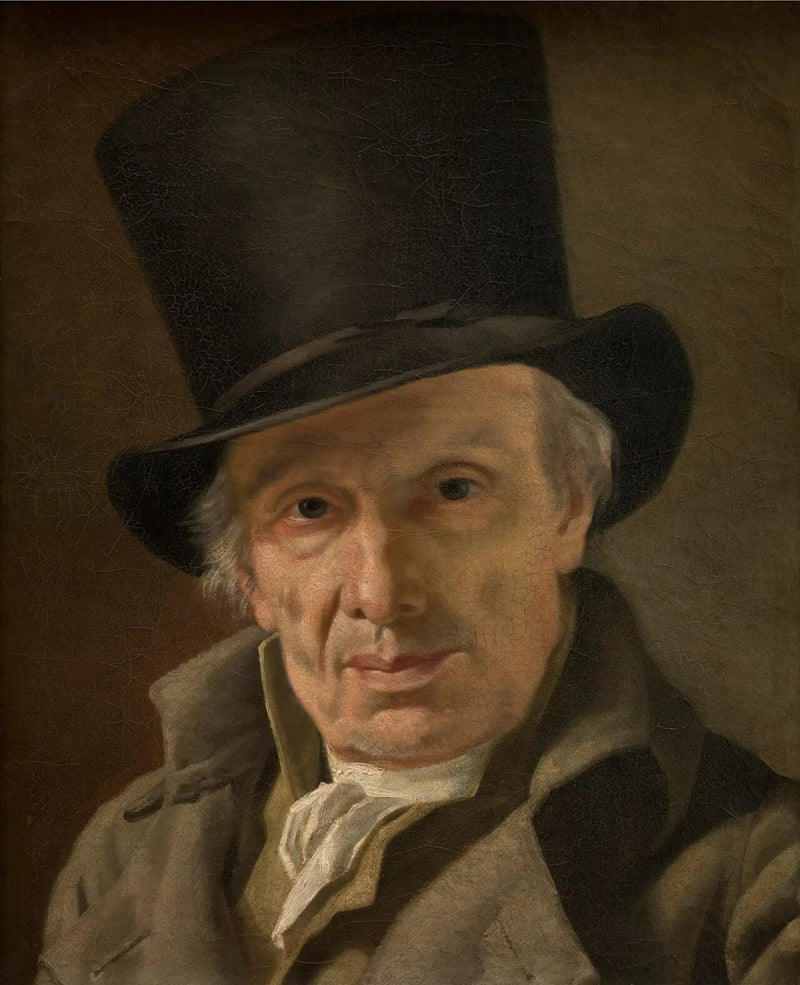 Der Mann mit dem Hut - Jacques-Louis David