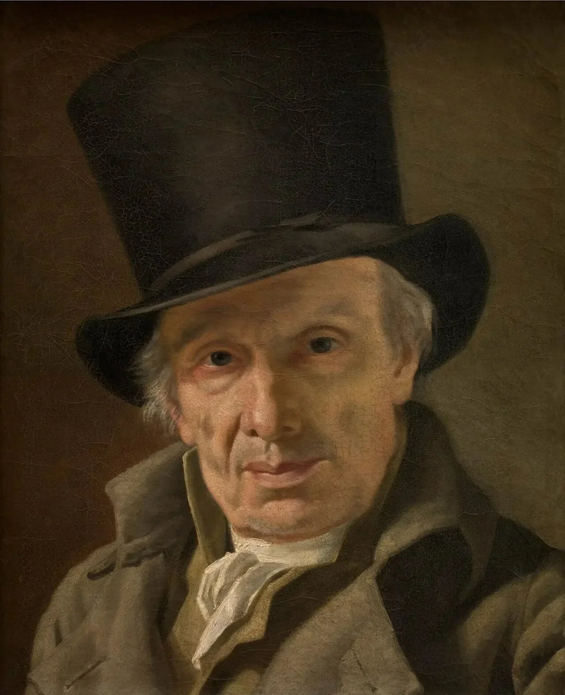 Der Mann mit dem Hut - Jacques-Louis David