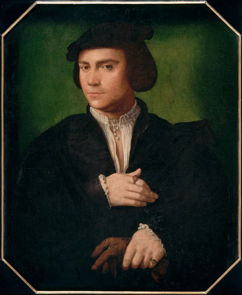 Der Mann mit dem Handschuh - Joos van Cleve