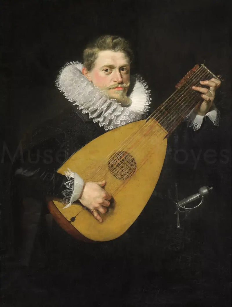 Der Mann mit der Laute - Peter Paul Rubens