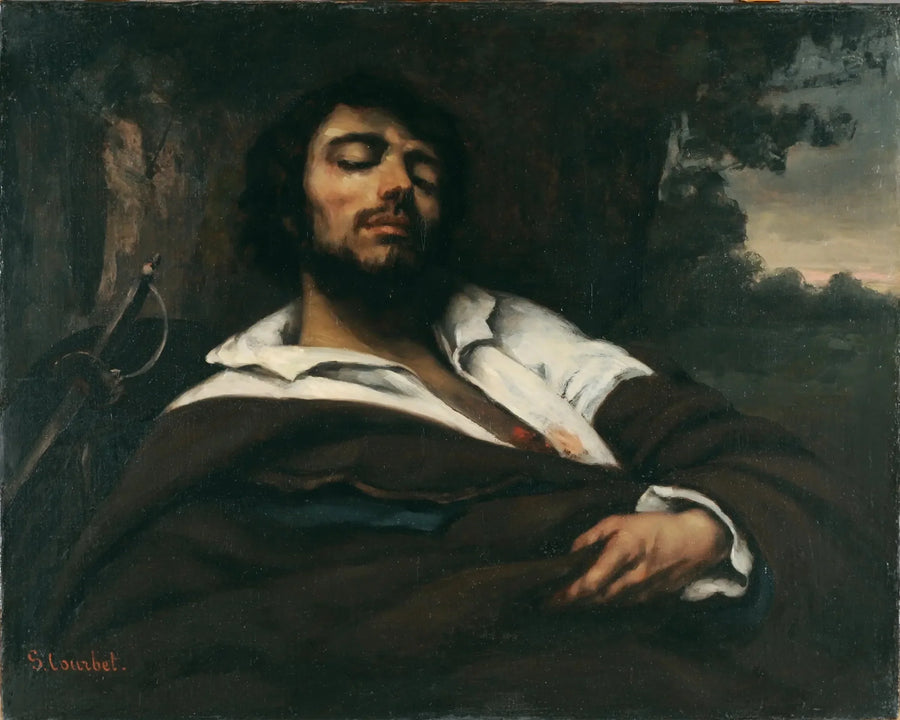 Der verletzte Mann - Gustave Courbet
