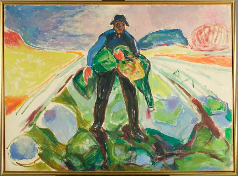 Der Mann im Kohlfeld - Edvard Munch