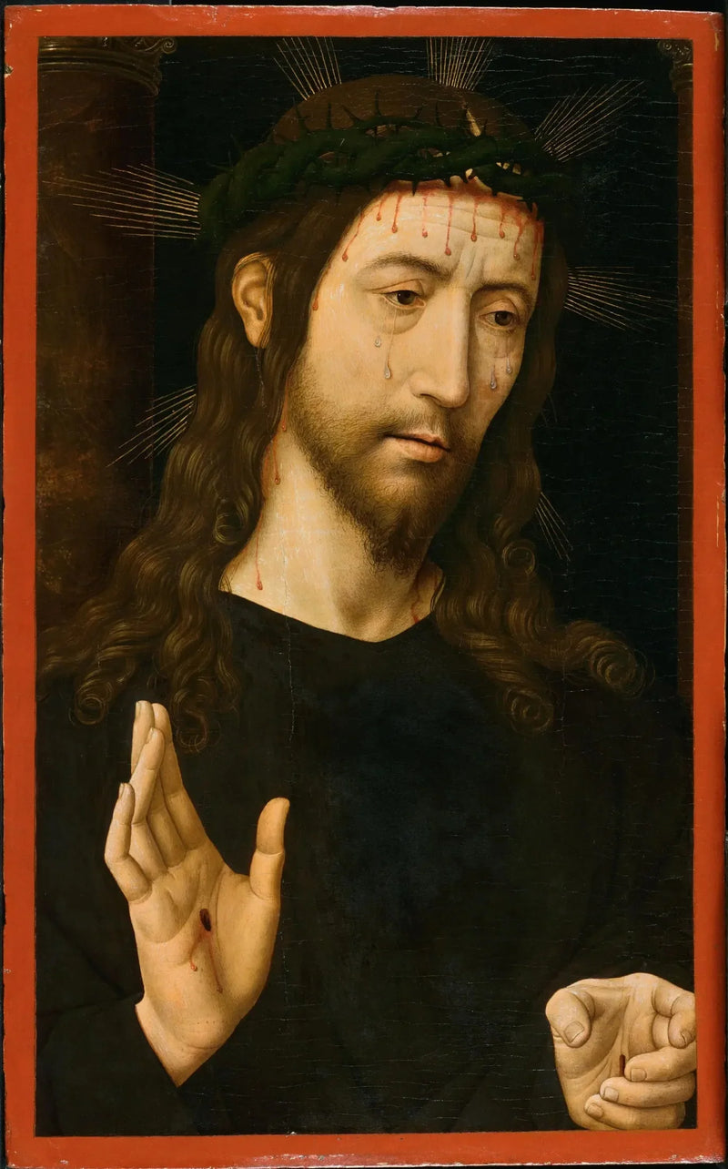 Der Mann der Schmerzen (Der gekrönte Christus mit Dornen) - Domenico Ghirlandaio