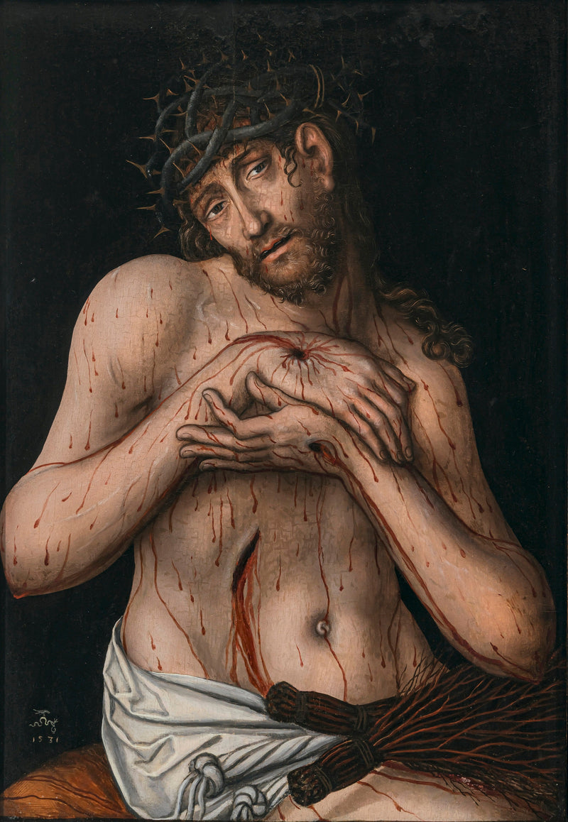 Der Mann des Schmerzes - Lucas Cranach der Ältere