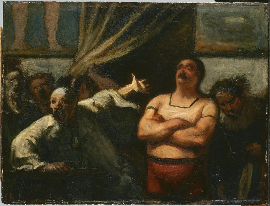 Der starke Mann - Honoré Daumier