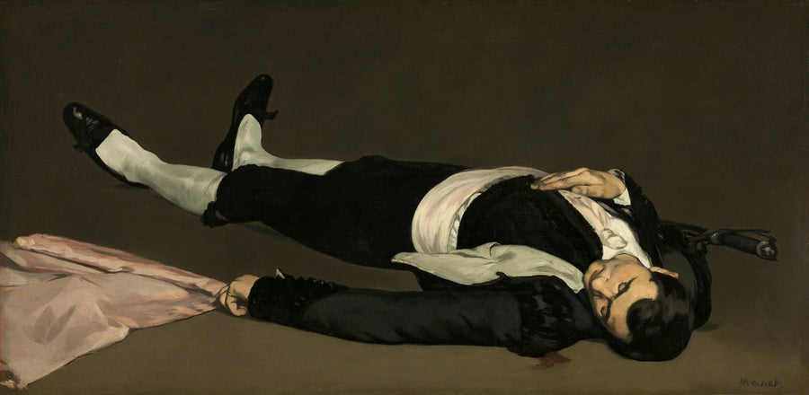 Der tote Mann - Édouard Manet