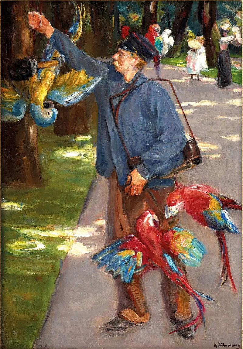 Der Papageienmann - Max Liebermann