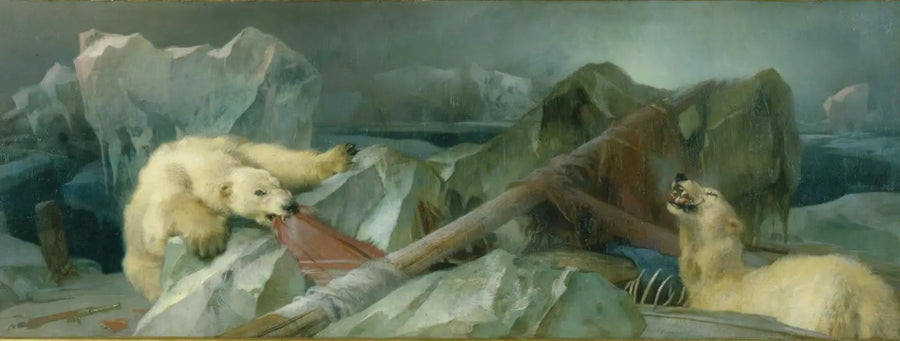 Der Mensch schlägt vor, Gott bestimmt - Edwin Henry Landseer