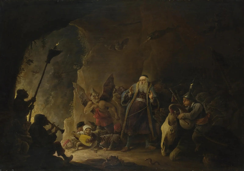 Der reiche Mann fährt in die Hölle - David Teniers der Jüngere