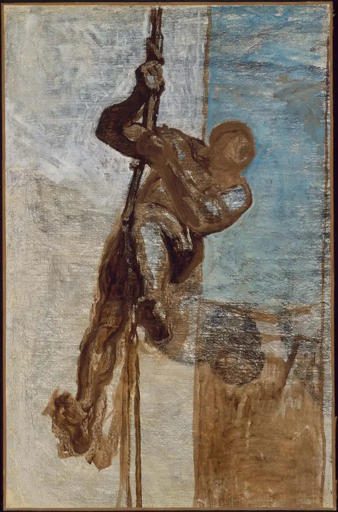 Der Mann auf einer Schnur - Honoré Daumier