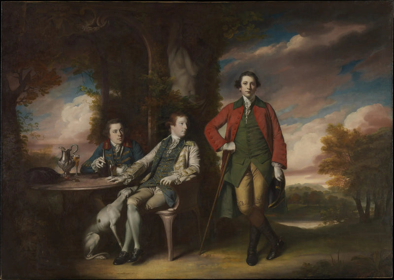 Der ehrenwerte Henry Fane (1739–1802) mit Inigo Jones und Charles Blair - Joshua Reynolds