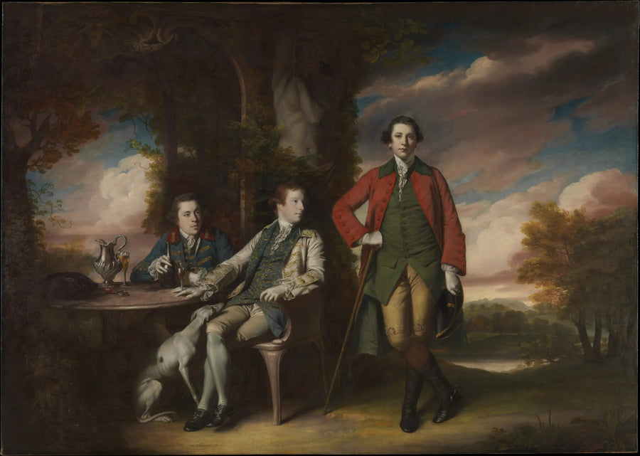 Der ehrenwerte Henry Fane (1739–1802) mit Inigo Jones und Charles Blair - Joshua Reynolds
