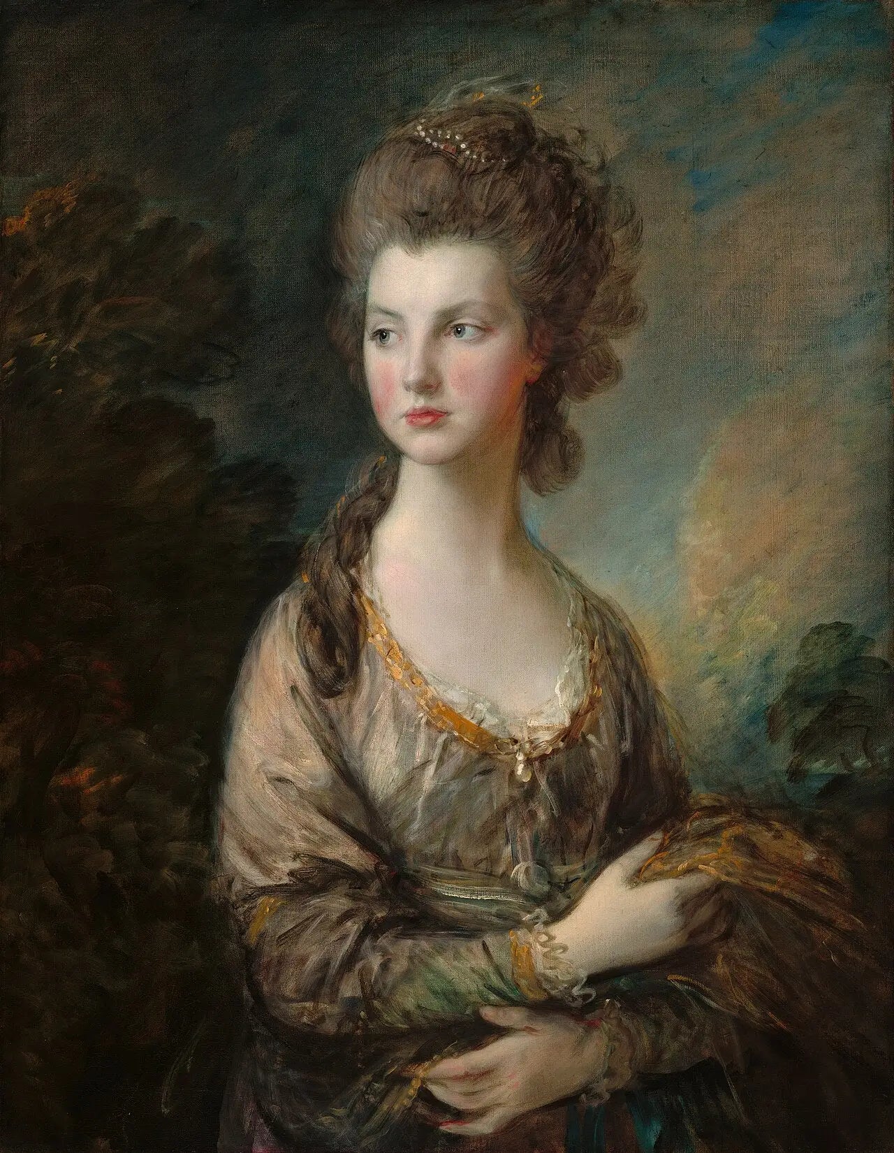 L'honorable Mme Thomas Graham - Thomas Gainsborough image 1 tableau peint à l’huile sur toile