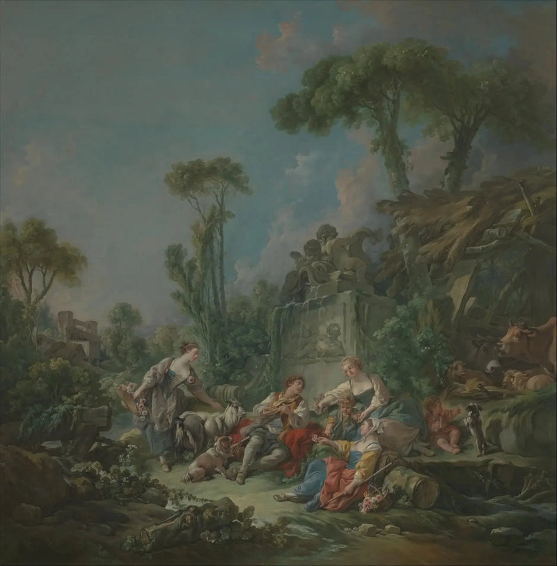 Die Hirtenidylle - François Boucher