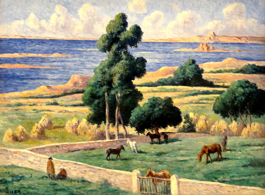 Die Holzinsel, Kermouster, Lézardrieux - Maximilien Luce