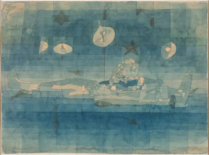 Die versunkene Insel - Paul Klee