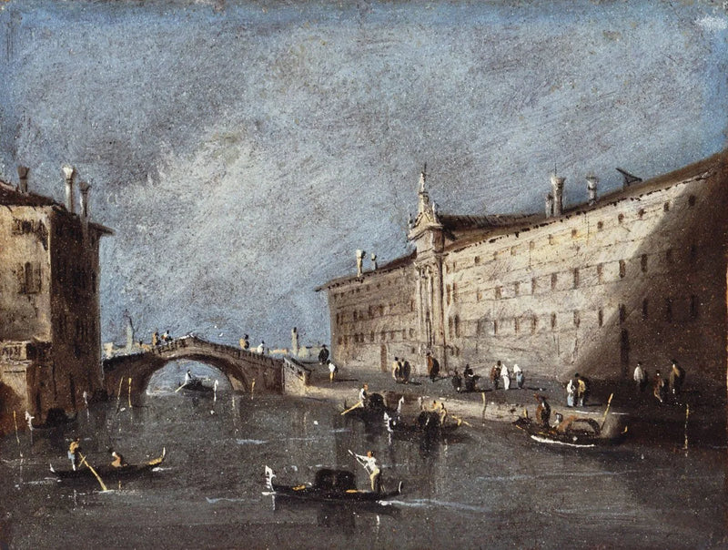 Die Insel S. Cristoforo di Murano - Francesco Guardi