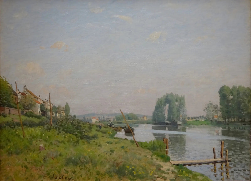Die Insel Saint-Denis - Alfred Sisley