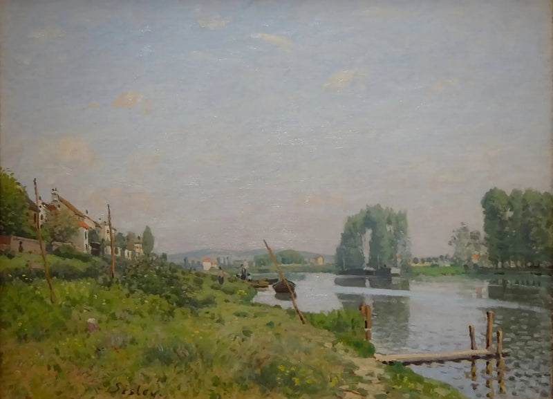 Die Insel Saint-Denis - Alfred Sisley