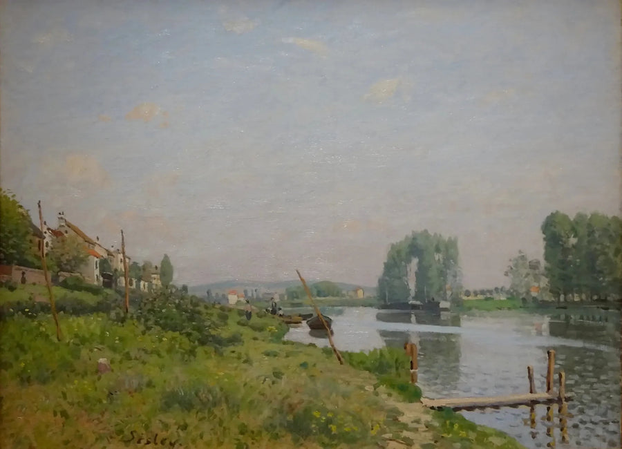Die Insel Saint-Denis - Alfred Sisley