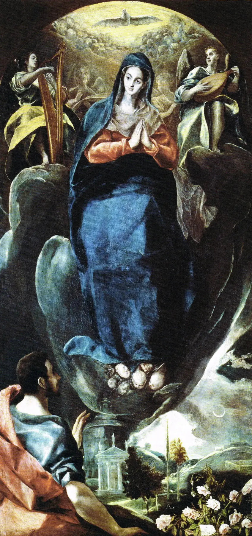Die Unbefleckte Empfängnis gesehen von heiligen Johannes dem Evangelisten - El Greco
